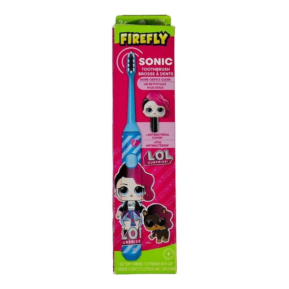 Firefly Sonic Toothbrush LOL Surprise Design Soft Bristles Battery Operated